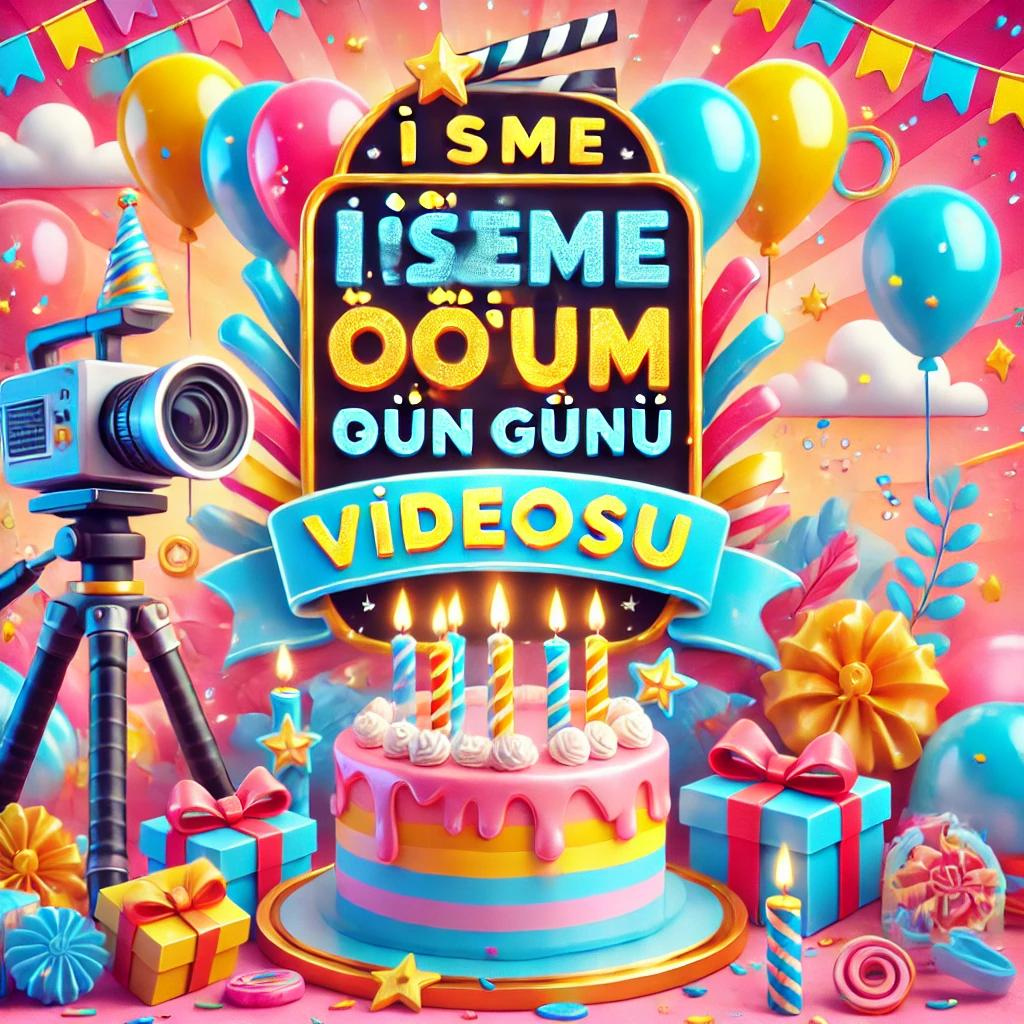 İsme Özel Doğum Günü Videosu